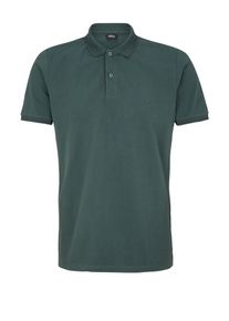 s.Oliver BLACK LABEL, Herren Poloshirt aus Stretch-Piqu&eacute;, Gr&uuml;n