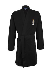 Polo Ralph Lauren, Herren Bademantel mi Gürtel, Schwarz