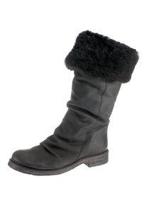 felmini, Damen Winterstiefel 'Crepona', Schwarz