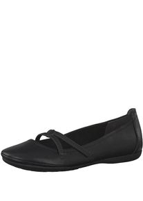 Tamaris, Damen Ballerina, Schwarz