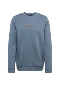 Review, Herren Sweatshirt, Rauchblau