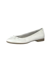 Tamaris, Damen Ballerina, Wei&szlig;