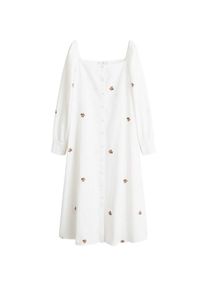 Mango, Damen Kleid 'Ines-A', Wei&szlig;