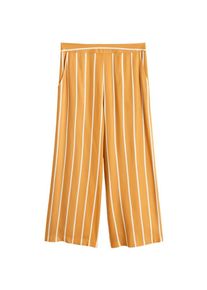 Mango, Damen Hose 'Maria-A', Safran / Weiß