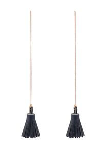 ABOUT YOU, Damen Ohrstecker 'Mila', Gold / Schwarz