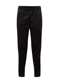 Urban Classics, Herren Hosen 'Side Taped Track Pants', Schwarz