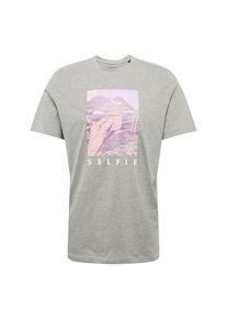 Jack & Jones JACK & JONES, Herren T-Shirt 'JORMESSENGER TEE SS CREW NECK', Grau / Mischfarben