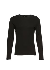 G-Star Raw, Herren Langarmshirt in Slim Fit 'Base R T L/S', Schwarz