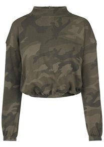 Urban Classics, Damen Crew, Khaki / Oliv