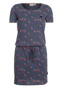 Naketano, Damen Dress 'El Majmuni Doofmann', Blau / Navy / Grün / Rot