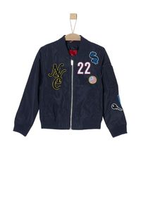 s.Oliver Junior, Bomberjacke mit Patches, Navy