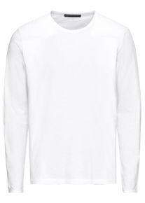 Drykorn, Herren Langarmshirt 'YOSHI 508100', Weiß
