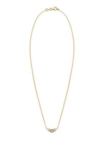 Elli, Damen Halskette, Neonblau / Gold
