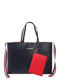 Tommy Hilfiger, Damen Shopper, Navy / Rot