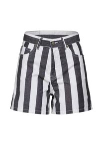 Dr. Denim, Damen Shorts 'Jenn', Schwarz / Wei&szlig;