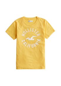 Hollister, Damen Shirt, Gelb / Weiß
