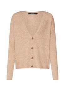 Véro Moda VERO MODA, Damen Strickjacke 'DOFFY FISHERMAN', Braun