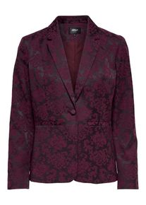 Only, Damen Blazer, Karminrot / Rotviolett