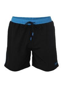 BOSS, Herren Badeshorts 'Starfish', Blau / Schwarz