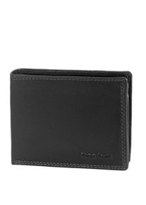 Samsonite, Herren Attack SLG kleine Geldbörse Leder 10 cm, Schwarz