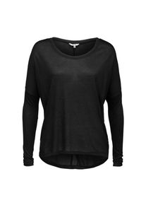 Mbym, Damen Leichtes Longsleeve 'Petrol', Schwarz