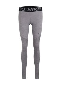 Nike, Damen Sport-Hose 'Pro', Graumeliert / Schwarz