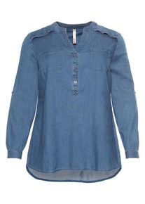 sheego Denim, Damen Tunika, Blue Denim