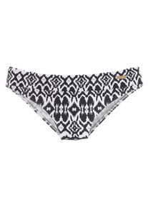 Lascana, Damen Bikini Hose "Grace", Schwarz / Weiß