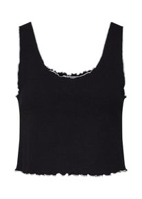 Review, Damen Top 'CROPPED TANK', Schwarz