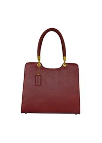 Silvio Tossi, Damen Handtasche, Gold / Rot