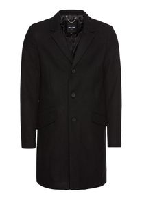 Only & Sons Only & Sons, Herren Mantel 'JULIAN SOLID WOOL COAT', Schwarz