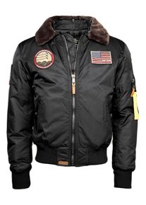 Top Gun, Herren Pilotenjacke 'Fly', Schwarz