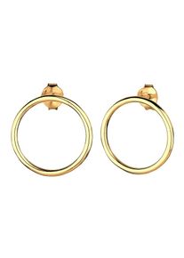 Elli, Damen Ohrringe 'Geo', Gold