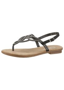 Rieker, Damen Riemchensandale, Schwarz