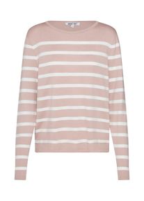 ABOUT YOU, Damen Pullover 'Enna', Rosa / Wei&szlig;
