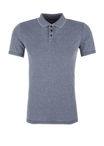 Q/S Designed By, Herren Poloshirt, Taubenblau