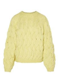 POSTYR, Damen Pullover, Hellgelb