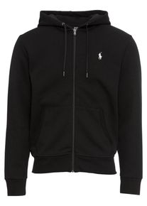 Polo Ralph Lauren, Herren Sweatjacke 'LSFZHOODM1-LONG SLEEVE-KNIT', Schwarz