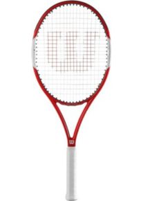 Wilson, Herren Six One 102 Lite Tennisschl&auml;ger, Rot / Wei&szlig;