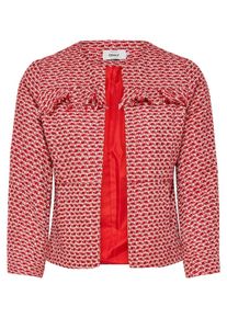 Only, Damen Blazer, Rot / Naturwei&szlig;