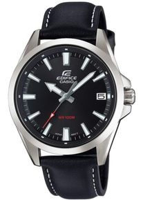 Casio, Herren Quarzuhr 'EFV-100L-1AVUEF', Schwarz / Silber