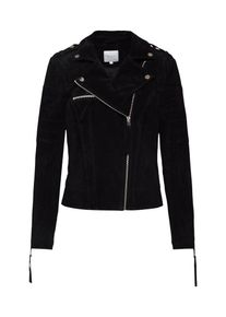 Vila, Damen Jacke 'VICRIS SUEDE JACKET', Schwarz