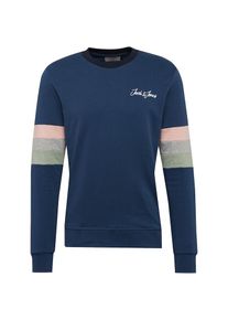Jack & Jones JACK & JONES, Herren Sweatshirt 'JORFRED SWEAT CREW NECK', Dunkelblau