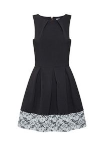 Closet London, Damen Kleid 'D2747', Schwarz / Weiß