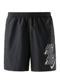 Nike, Herren Laufshorts 'Challenger', Schwarz / Weiß