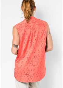 Jack Wolfskin, Damen Blusentop 'SONORA SHIBORI SLEEVELESS', Koralle