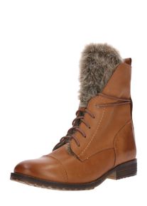 ABOUT YOU, Damen Schnürschuhe 'Sally', Cognac