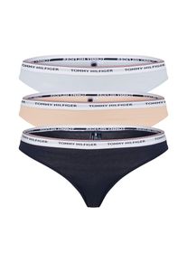 Tommy Hilfiger Underwear, Damen Strings, Navy / Hellblau / Rosa