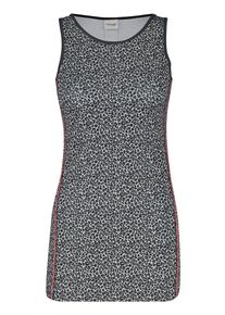 Taifun, Damen Top, Rot / Schwarz / Weiß