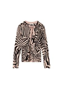 Sandwich, Damen Strickjacke, Altrosa / Schwarz